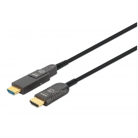 Manhattan 355544 cavo HDMI 70 m HDMI tipo A (Standard) HDMI tipo D (Micro) Nero