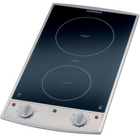 Rommelsbacher EBC 3075/E piano cottura Nero, Acciaio inossidabile Superficie piana Ceramica 2 Fornello(i) (EBC3075/E)