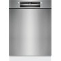 Bosch SMU4ECS28E Serie 4, Lavastoviglie sottobanco, 60 cm, Acciaio spazzolato