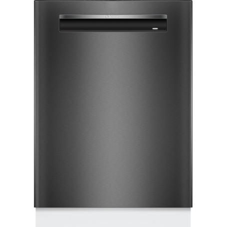 Bosch SMP4ECC72S Serie 4, Lavastoviglie sottobanco, 60 cm, Acciaio nero spazzolato con anti-impronta