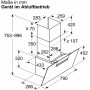 Bosch DWK87FN60 EEK: cappa a parete A+, larghezza 80 cm, 431 m³/h, scarico/ricircolo, Home Connect