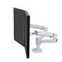 LX DUAL SIDEBYSIDE ARM BRIGHT WHITE (45-491-216A)