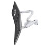 LX DUAL SIDEBYSIDE ARM BRIGHT WHITE (45-491-216A)