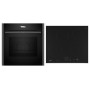 Neff Collection BCR2760G - Set forno, incasso, B24CR71G0 + T56FUF1L0, forno, piano cottura a induzione