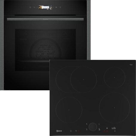 Neff Collection BCR2760G - Set forno, incasso, B24CR71G0 + T56FUF1L0, forno, piano cottura a induzione