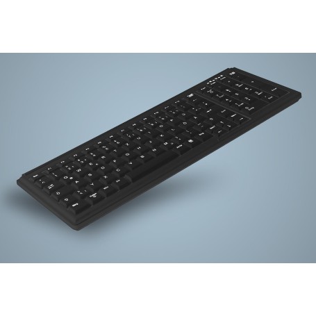 Active Key АК-7000 tastiera PS/2 AZERTY Tedesco Nero (AK-7000-P-B/GE)