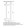 Gaggenau Telaio della porta RA428611 finitura inox