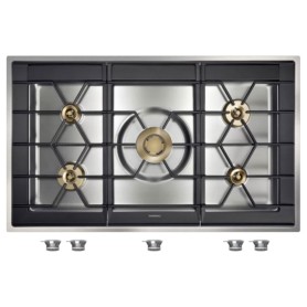 Gaggenau CG492211 Piano cottura a gas finitura acciaio da 100 cm