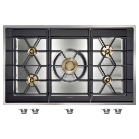 Gaggenau CG492211 Piano cottura a gas finitura acciaio da 100 cm