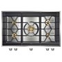 Gaggenau CG492211 Piano cottura a gas finitura acciaio da 100 cm
