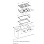Gaggenau CG492111 , serie 400, piano cottura a gas, 100 cm