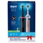 Oral-B Pro 3 3900N Gift Edition Adulto Spazzolino rotante-oscillante Nero, Rosa (Pro 3 3900N bk/pk)