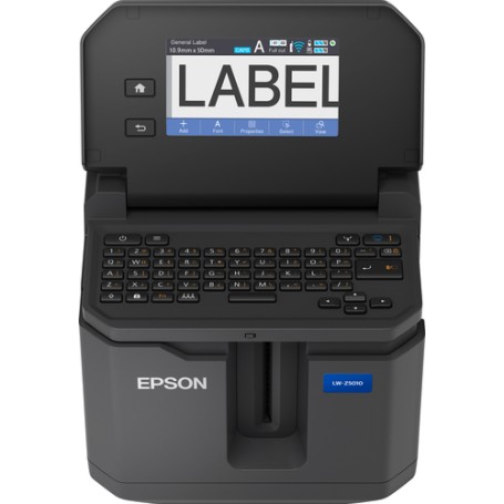 Epson LabelWorks LW-Z5010BE stampante per etichette (CD) Trasferimento termico 360 x 360 DPI Con cavo e senza cavo QWERT (C51CG52200)
