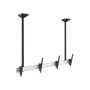 Equip 650373 Supporto TV a parete 139,7 cm (55") Nero, Argento