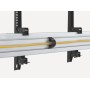 Equip 650373 Supporto TV a parete 139,7 cm (55") Nero, Argento