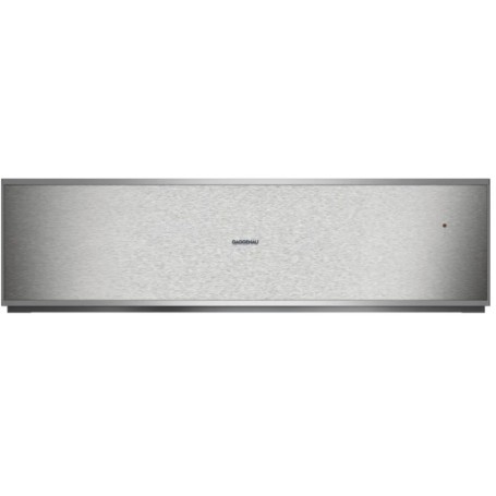Gaggenau WS482110 Cassetto scaldavivande da incasso finitura acciaio inox con frontale in vetro da 76 cm
