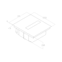 ELICA NIKOLATESLA FIT BL/A/60 - PRF0167053 - PIANO COTTURA A INDUZIONE CON ASPIRANTE, 60 CM
