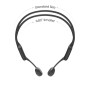 Shokz OpenRun Pro Cuffie Wireless A clip Sport Bluetooth Nero (S811-MN-BK)