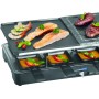 2-in-1 Raclette-Grill RG 3518 (schwarz/edelstahl) (RG3518)