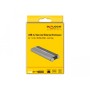 DeLOCK 42001 contenitore di unità di archiviazione Box esterno SSD Argento M.2 (42001)