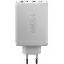 USB-C PD Multiport-Schnellladegert 100 Watt (wei, 1x USB-A QC, 3x USB-C PD, GaN-Technologie) (65556)