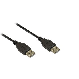 Alcasa USB 2.0, 0.5m cavo USB 0,5 m USB A Nero (2212-AA05S)