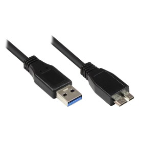 Alcasa 2710-MB05 cavo USB 5 m USB 3.2 Gen 1 (3.1 Gen 1) USB A Micro-USB B Nero
