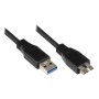 Alcasa 2710-MB05 cavo USB 5 m USB 3.2 Gen 1 (3.1 Gen 1) USB A Micro-USB B Nero