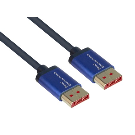 Alcasa 4814-SF005B cavo DisplayPort 0,5 m Blu