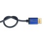 Alcasa 4814-SF005B cavo DisplayPort 0,5 m Blu