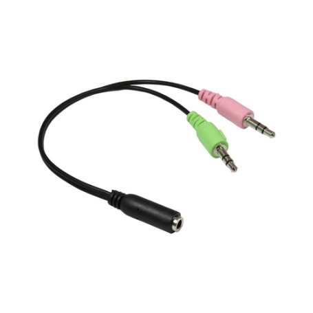 Alcasa AD-35B2 cavo audio 0,2 m 3.5mm Nero