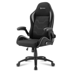 Sharkoon Elbrus 1 Sedia per gaming universale Seduta imbottita Nero, Grigio (4044951027613)