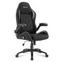 Sharkoon Elbrus 1 Sedia per gaming universale Seduta imbottita Nero, Grigio (4044951027613)