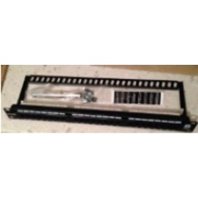 PATCH PANEL Cat.6 UTP 24 PORTE RJ45 IDC 110 1U (PP24-RJ6)