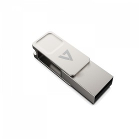 V7 VF364GTC unità flash USB 64 GB USB Type-A / USB Type-C 3.2 Gen 1 (3.1 Gen 1) Argento (VF364GTC)
