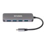 D-Link DUB-2340 hub di interfaccia USB tipo-C 5000 Mbit/s Grigio (DUB-2340)
