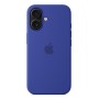 Apple Custodia MagSafe in silicone per iPhone 16 - Blu oltremare (MYY63ZM/A)
