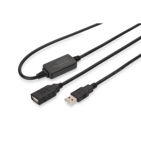 Digitus DA-73100-1 cavo USB 10 m USB A Nero