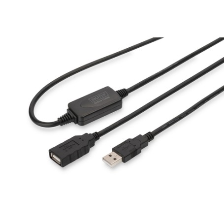 Digitus DA-73100-1 cavo USB 10 m USB A Nero