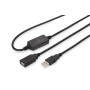 Digitus DA-73100-1 cavo USB 10 m USB A Nero