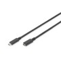 Digitus AK-300210-015-S cavo USB 1,5 m USB 2.0 USB C Nero