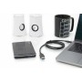 Digitus AK-300146-010-S cavo USB 1 m USB 2.0 USB C USB A Nero
