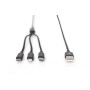 Digitus AK-300160-010-S cavo USB 1 m USB C Nero