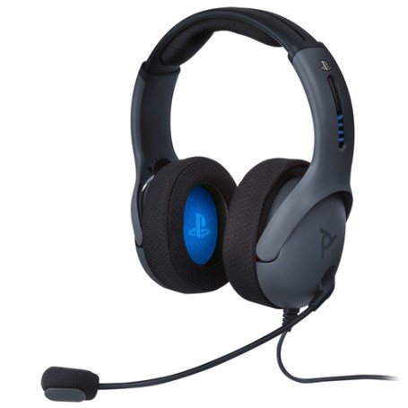 PDP LVL50 Cuffia Padiglione auricolare Connettore 3.5 mm Nero, Blu (051-099-EU-BK)