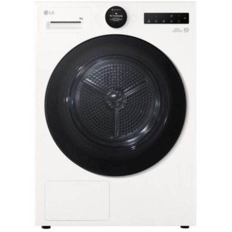 LG RT90X8C Asciugatrice a pompa di calore 9kg A+++, larghezza 60 cm, Wi-Fi, funzione antipiega, blocco bambini