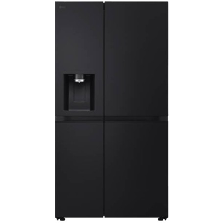 LG GSLE91EVAB Frigorifero Side-by-Side con distributore di ghiaccio, ghiaccio tritato e acqua e serbatoio d'acqua interno