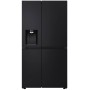 LG GSLE91EVAB Frigorifero Side-by-Side con distributore di ghiaccio, ghiaccio tritato e acqua e serbatoio d'acqua interno
