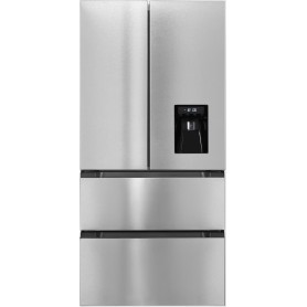 Frigorifero-congelatore Exquisit FD490-160-WS-200E, 84 cm di larghezza, 506 L, NoFrost, distributore d'acqua