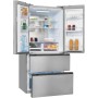Frigorifero-congelatore Exquisit FD490-160-WS-200E, 84 cm di larghezza, 506 L, NoFrost, distributore d'acqua