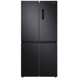 Samsung RF48A400EB4/EG - Porta francese, acciaio nero premium, 488 ℓ